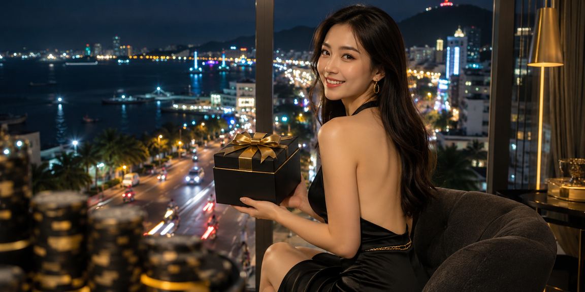 Cảnh cá cược thể thao ban đêm tại Vũng Tàu với ánh đèn neon và giao diện đặt kèo trực tuyến